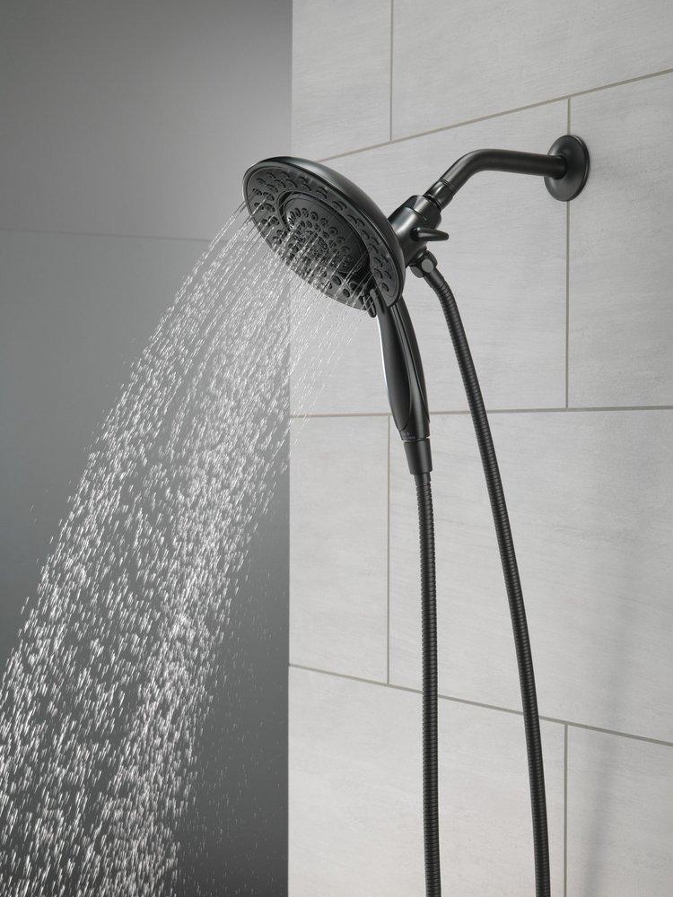 Delta Faucet Matte Black Multi Function Hand Shower 