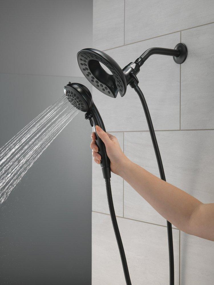 Delta Faucet Matte Black Multi Function Hand Shower 