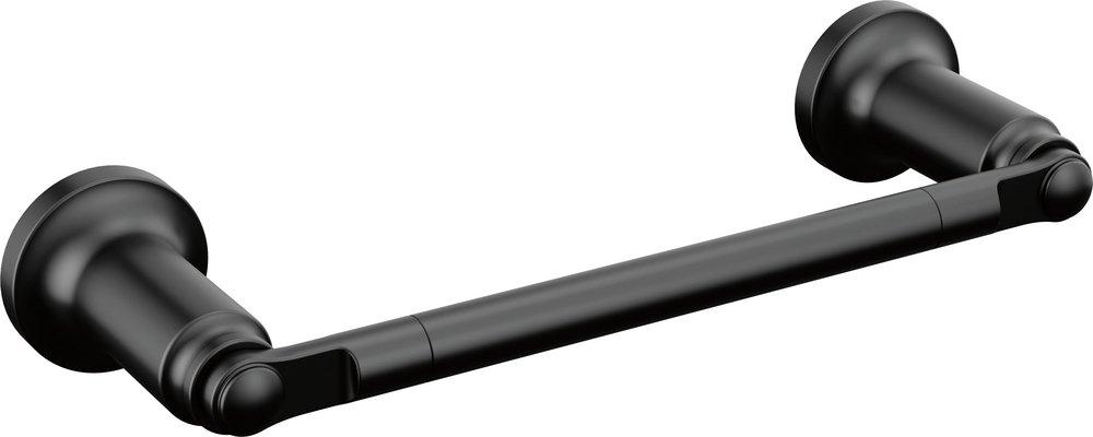 Delta Faucet Matte Black 9-3/4 in. Towel Bar 