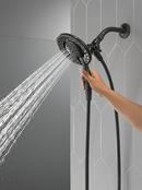 Delta Faucet Matte Black Multi Function Showerhead 