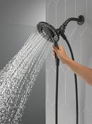 Delta Faucet Matte Black Multi Function Showerhead 