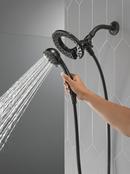 Delta Faucet Matte Black Multi Function Showerhead 