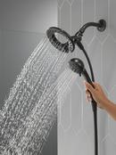 Delta Faucet Matte Black Multi Function Showerhead 