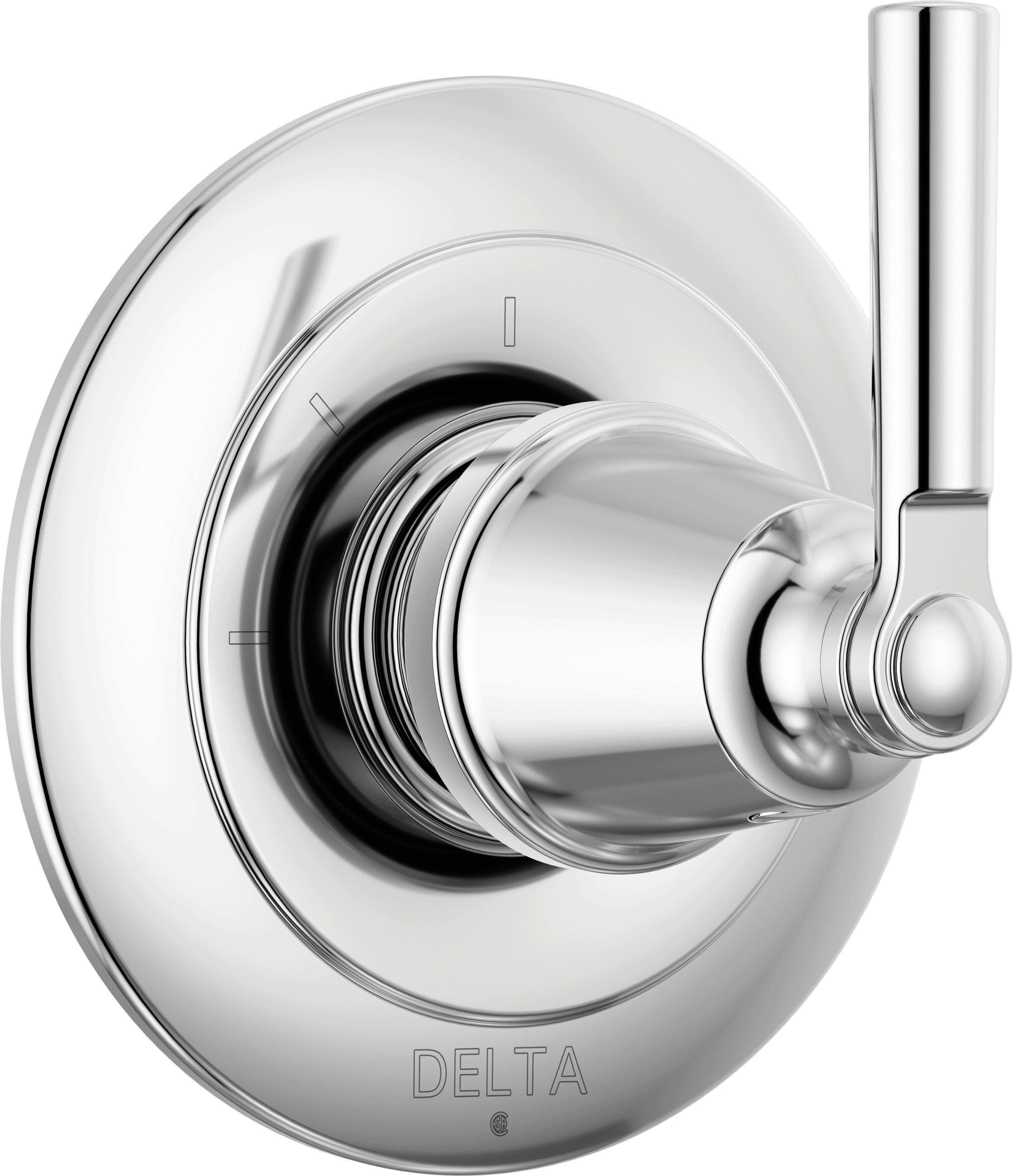 Delta Faucet Chrome Single Handle Diverter Valve Trim 