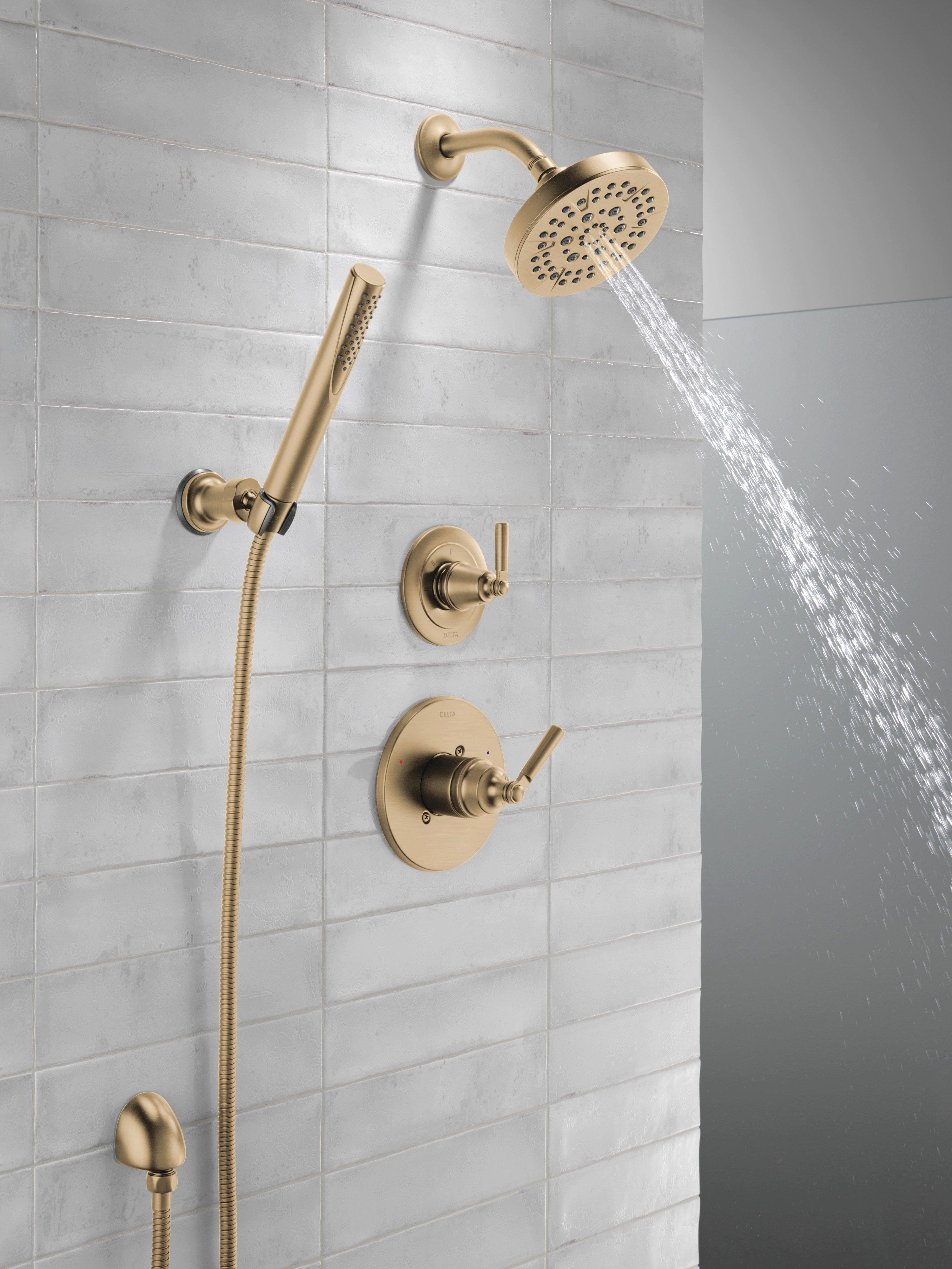 Delta Faucet Brilliance Champagne Bronze Single Handle Diverter Valve Trim 