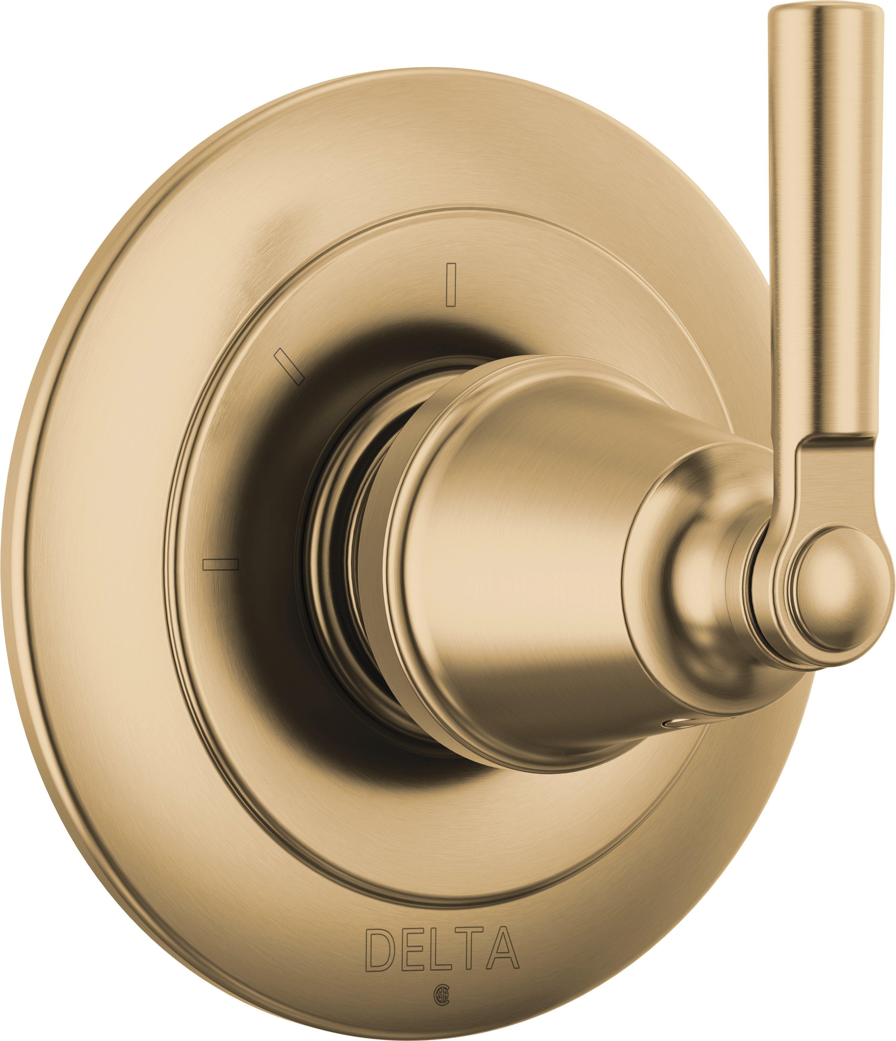 Delta Faucet Brilliance Champagne Bronze Single Handle Diverter Valve Trim 