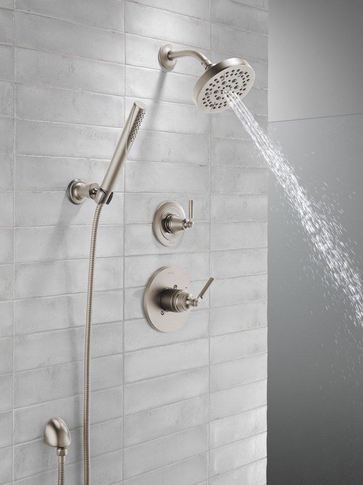 Delta Faucet Stainless Single Handle Bathtub & Shower Faucet (Trim Only) 
