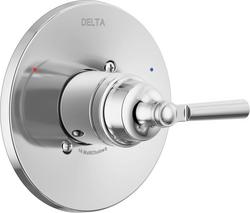 Single Handle Pressure Balancing Valve Trim in Chrome