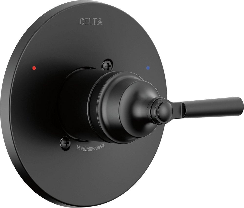Delta Faucet Matte Black Single Handle Single Function Bathtub & Shower Faucet (Trim Only) 