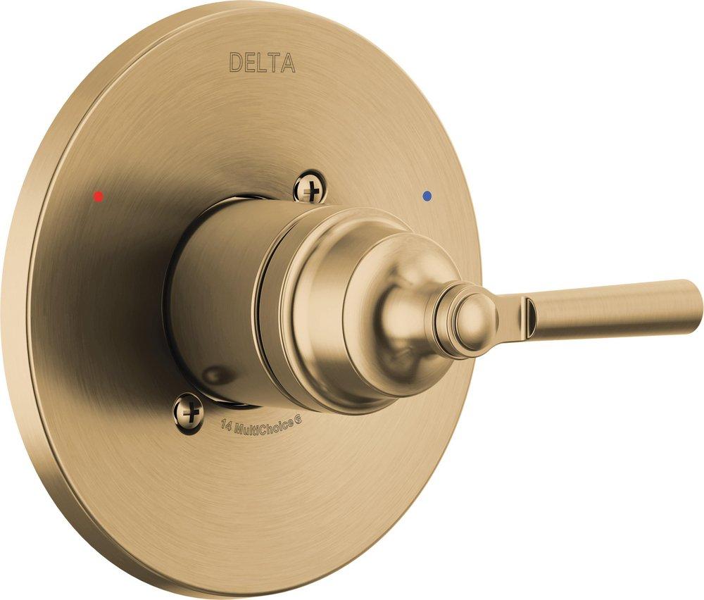 Delta Faucet Brilliance&reg; Champagne Bronze Single Handle Single Function Bathtub & Shower Faucet (Trim Only) 