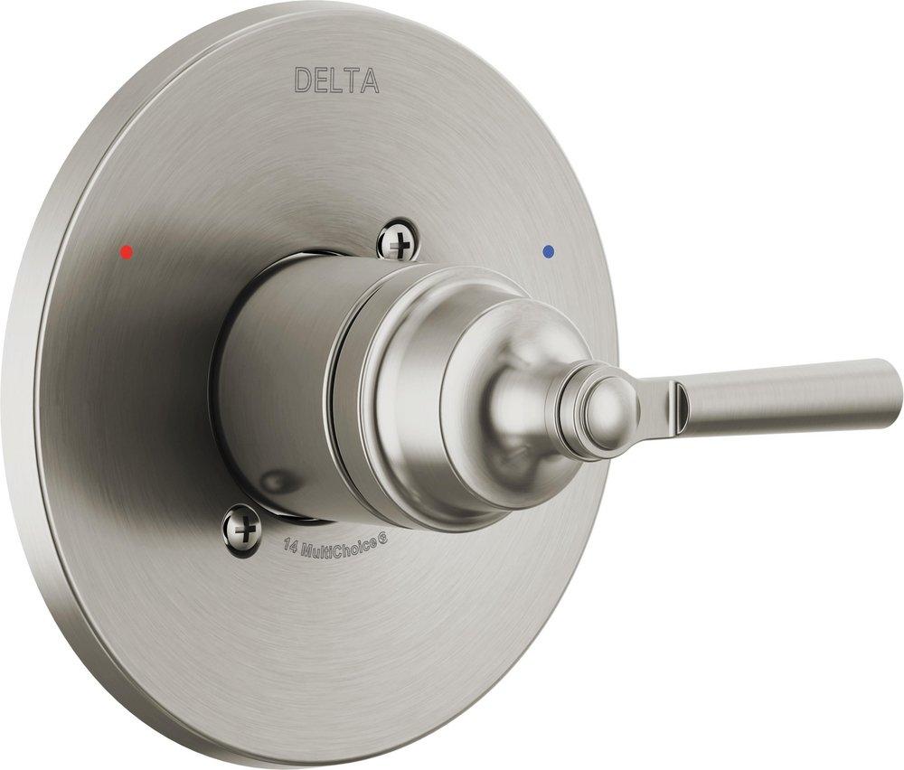 Delta Faucet Stainless Single Handle Bathtub & Shower Faucet (Trim Only) 