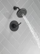 Delta Faucet Matte Black Single Handle Multi Function Shower Faucet (Trim Only) 