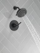 Delta Faucet Matte Black Single Handle Multi Function Shower Faucet (Trim Only) 