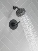 Delta Faucet Matte Black Single Handle Multi Function Shower Faucet (Trim Only) 