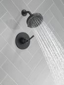Delta Faucet Matte Black Single Handle Multi Function Shower Faucet (Trim Only) 