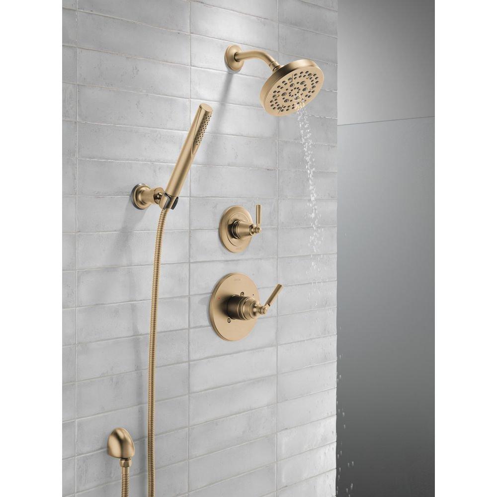 Delta Faucet Brilliance Champagne Bronze Single Handle Multi Function Shower Faucet (Trim Only) 