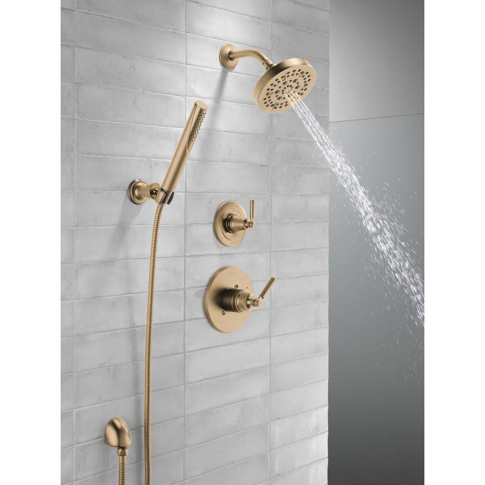 Delta Faucet Brilliance Champagne Bronze Single Handle Multi Function Shower Faucet (Trim Only) 