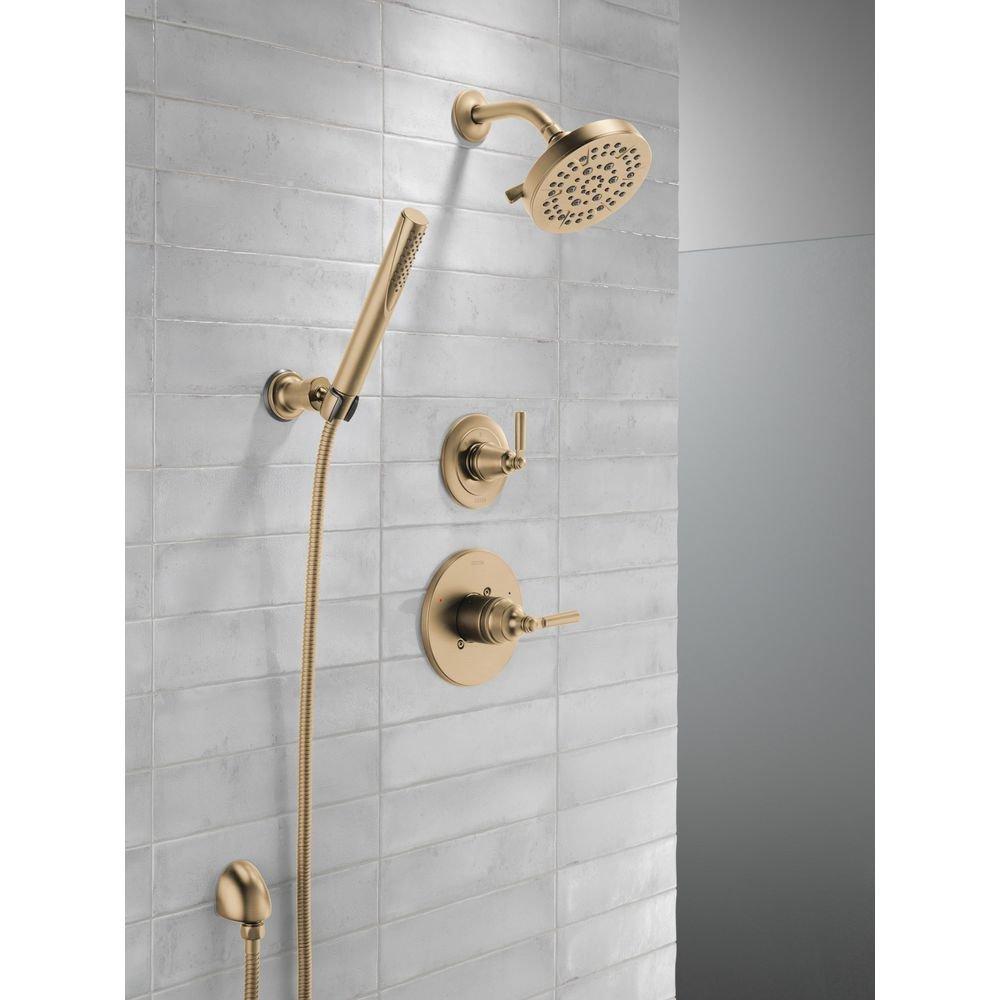 Delta Faucet Brilliance Champagne Bronze Single Handle Multi Function Shower Faucet (Trim Only) 