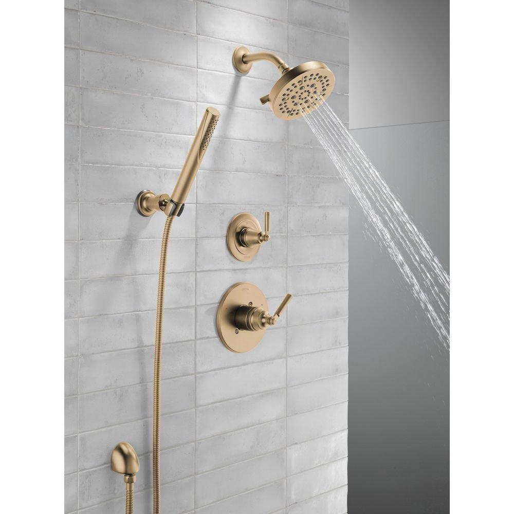 Delta Faucet Brilliance Champagne Bronze Single Handle Multi Function Shower Faucet (Trim Only) 