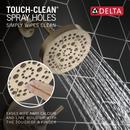 Delta Faucet Brilliance® Champagne Bronze Single Handle Multi Function Shower Faucet (Trim Only) 