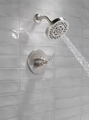 Delta Faucet Brilliance&reg; Stainless Single Handle Multi Function Shower Faucet (Trim Only) 