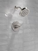 Delta Faucet Brilliance&reg; Stainless Single Handle Multi Function Shower Faucet (Trim Only) 