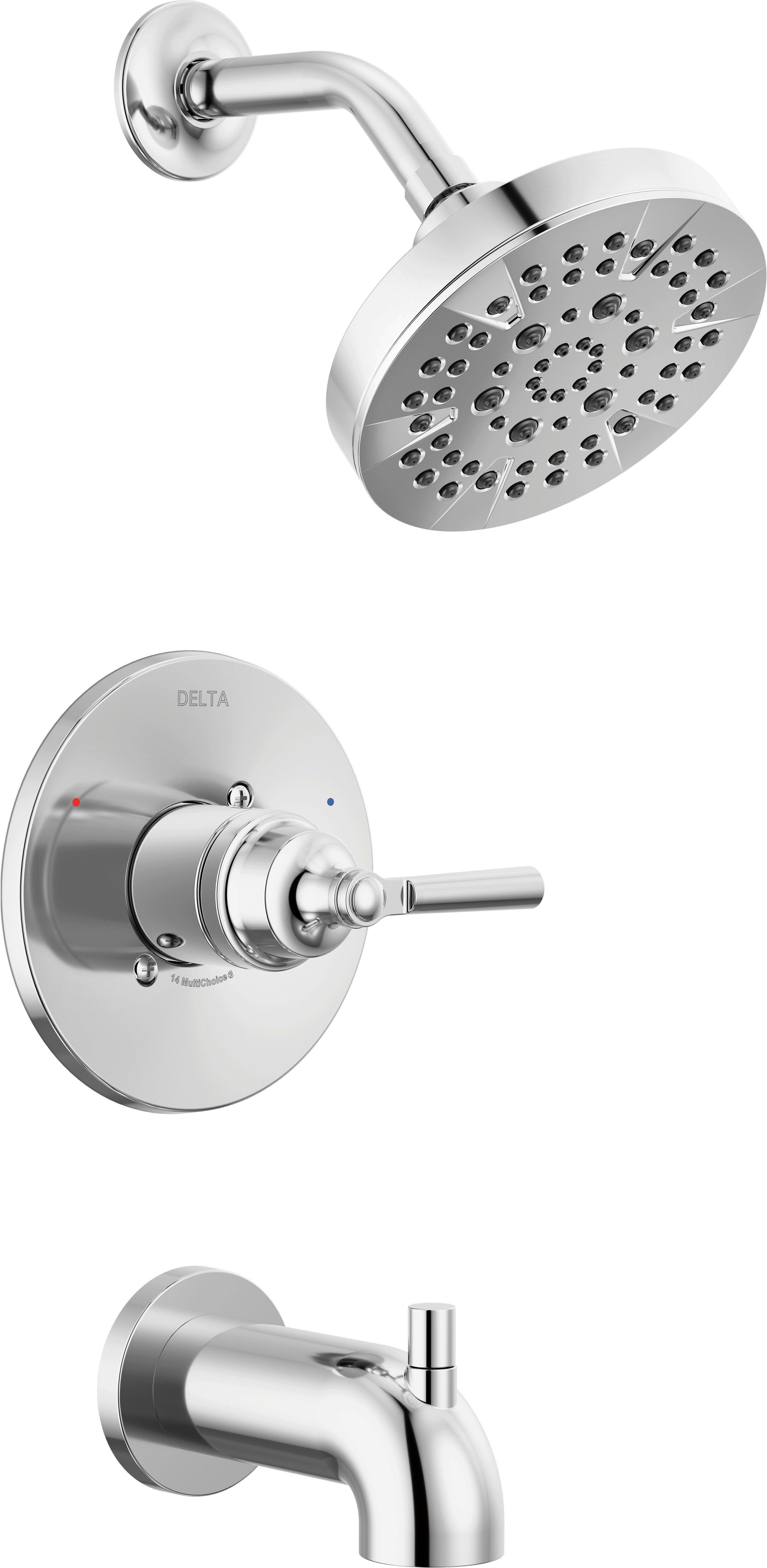 Delta Faucet Chrome Single Handle Multi Function Bathtub & Shower Faucet (Trim Only) 