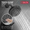 Delta Faucet Matte Black Single Handle Multi Function Bathtub & Shower Faucet (Trim Only) 