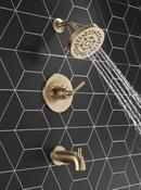 Delta Faucet Brilliance Champagne Bronze Single Handle Multi Function Bathtub & Shower Faucet (Trim Only) 
