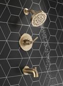 Delta Faucet Brilliance Champagne Bronze Single Handle Multi Function Bathtub & Shower Faucet (Trim Only) 