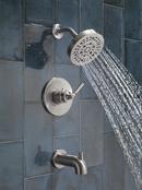 Delta Faucet Brilliance Stainless Single Handle Multi Function Bathtub & Shower Faucet (Trim Only) 