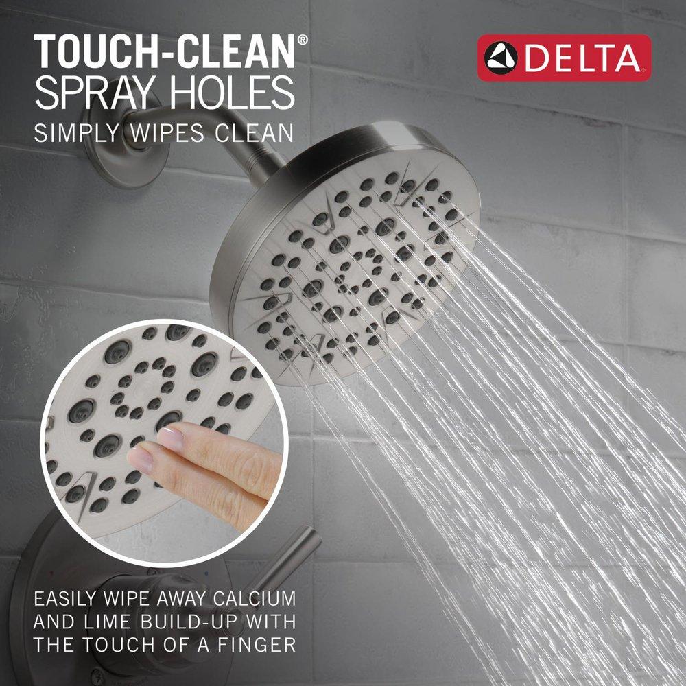 Delta Faucet Brilliance Stainless Single Handle Multi Function Bathtub & Shower Faucet (Trim Only) 