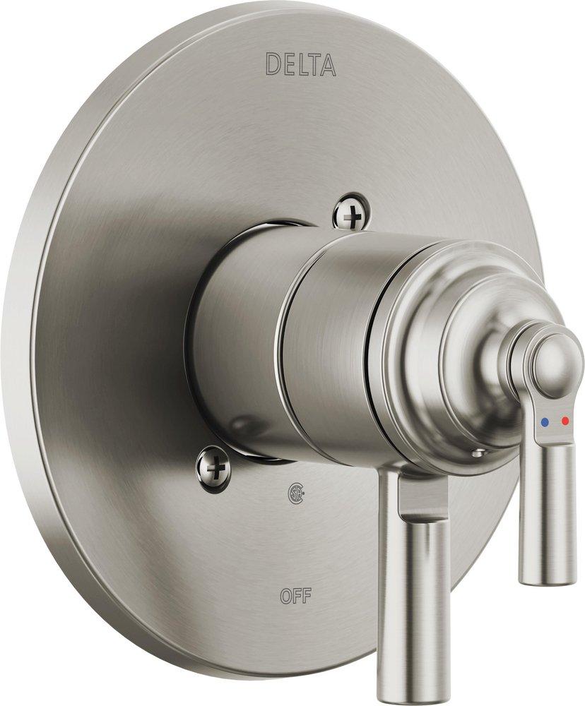Delta Faucet Stainless Two Handle Bathtub & Shower Faucet (Trim Only) 