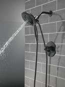 Delta Faucet Matte Black Single Handle Multi Function Shower Faucet (Trim Only) 