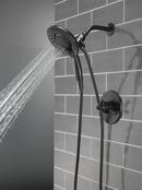Delta Faucet Matte Black Single Handle Multi Function Shower Faucet (Trim Only) 