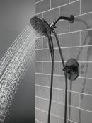 Delta Faucet Matte Black Single Handle Multi Function Shower Faucet (Trim Only) 