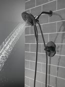 Delta Faucet Matte Black Single Handle Multi Function Shower Faucet (Trim Only) 