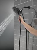 Delta Faucet Matte Black Single Handle Multi Function Shower Faucet (Trim Only) 