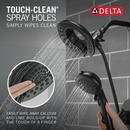 Delta Faucet Matte Black Single Handle Multi Function Shower Faucet (Trim Only) 