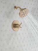 Delta Faucet Champagne Bronze Single Handle Multi Function Shower Faucet (Trim Only) 