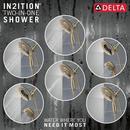Delta Faucet Brilliance Champagne Bronze Single Handle Multi Function Shower Faucet (Trim Only) 