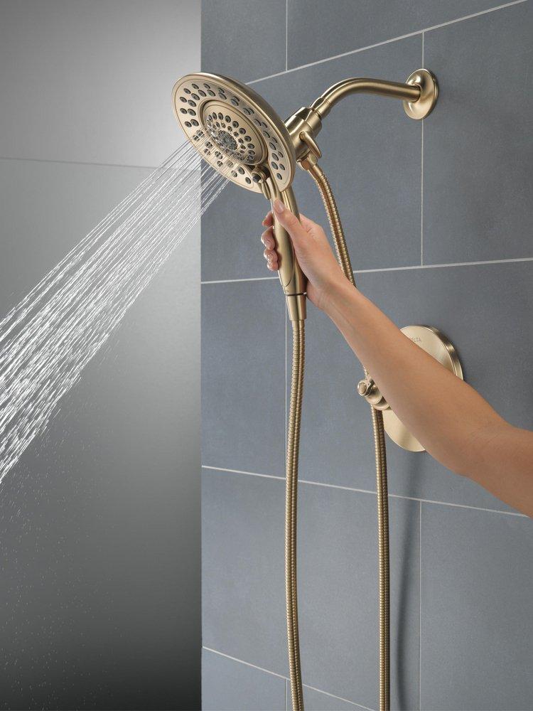 Delta Faucet Brilliance Champagne Bronze Single Handle Multi Function Shower Faucet (Trim Only) 