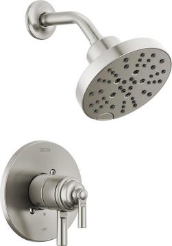 Two Handle Multi Function Shower Faucet in Brilliance&reg; Stainless (Trim Only)