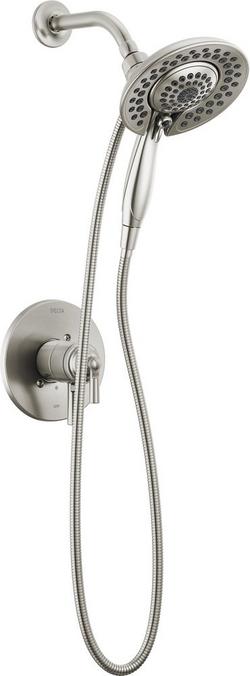 Two Handle Multi Function Shower Faucet in Brilliance® Stainless (Trim Only)