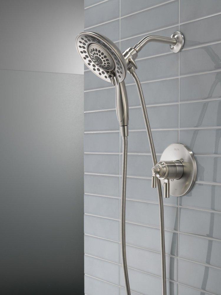 Delta Faucet Brilliance® Stainless Single Handle Multi Function Shower Faucet (Trim Only) 