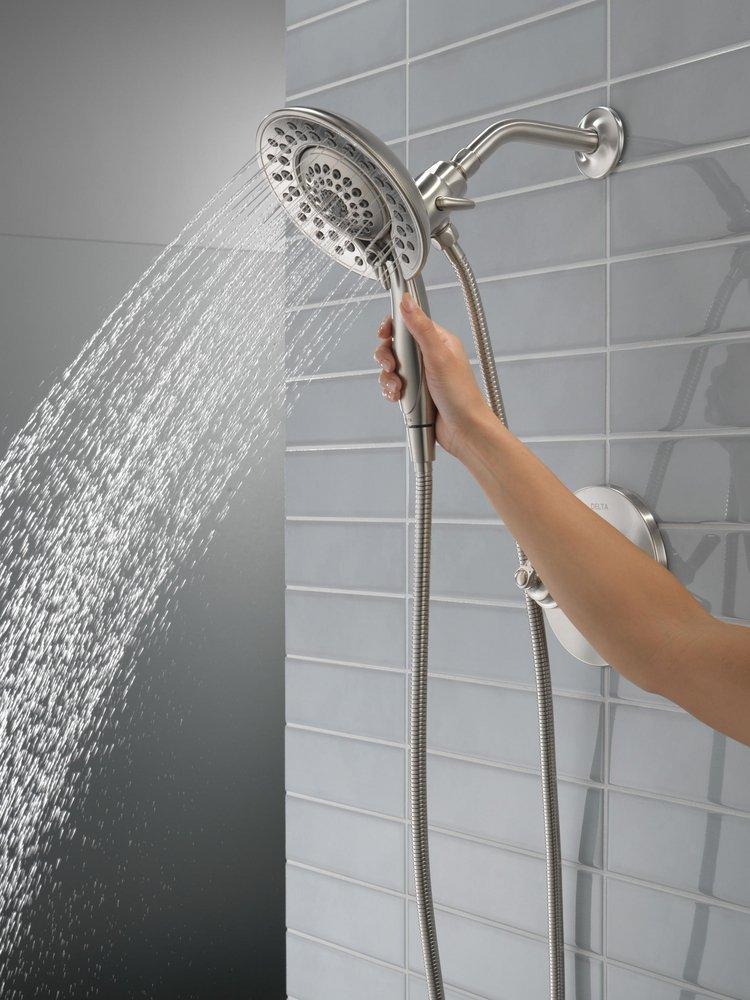 Delta Faucet Brilliance® Stainless Single Handle Multi Function Shower Faucet (Trim Only) 