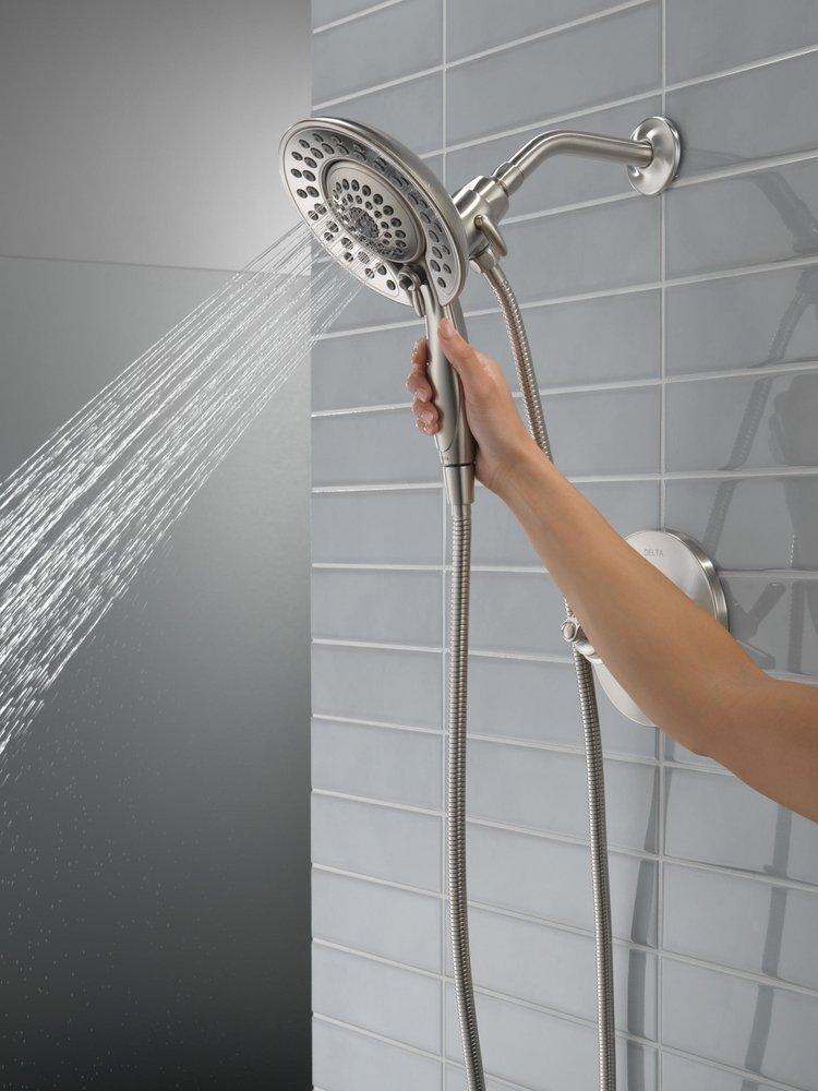 Delta Faucet Brilliance® Stainless Single Handle Multi Function Shower Faucet (Trim Only) 