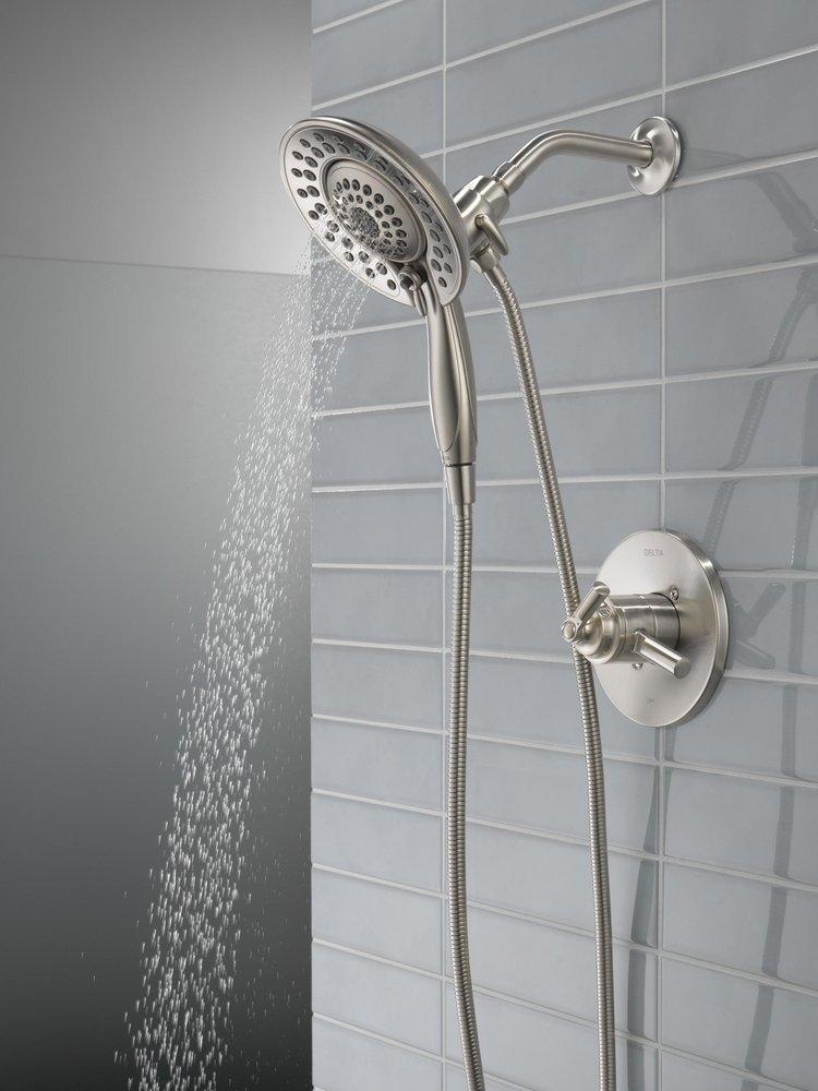Delta Faucet Brilliance® Stainless Single Handle Multi Function Shower Faucet (Trim Only) 