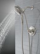 Delta Faucet Brilliance® Stainless Single Handle Multi Function Shower Faucet (Trim Only) 