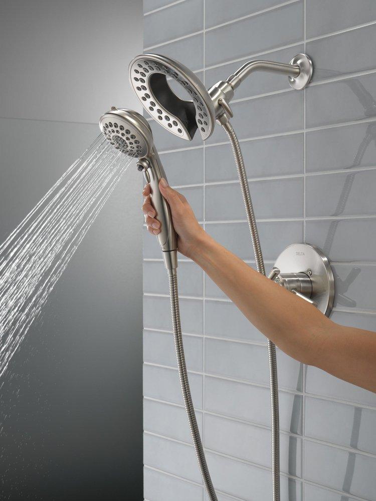Delta Faucet Brilliance® Stainless Single Handle Multi Function Shower Faucet (Trim Only) 